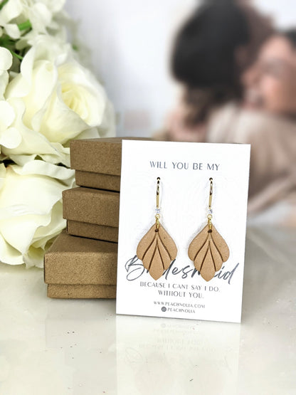 The Maid of Honor | Dangle Earrings | Earrings | Polymer Clay Earrings | Signature Collection