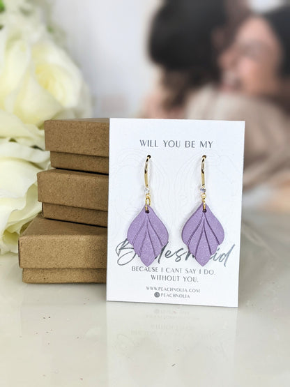 The Maid of Honor | Dangle Earrings | Earrings | Polymer Clay Earrings | Signature Collection