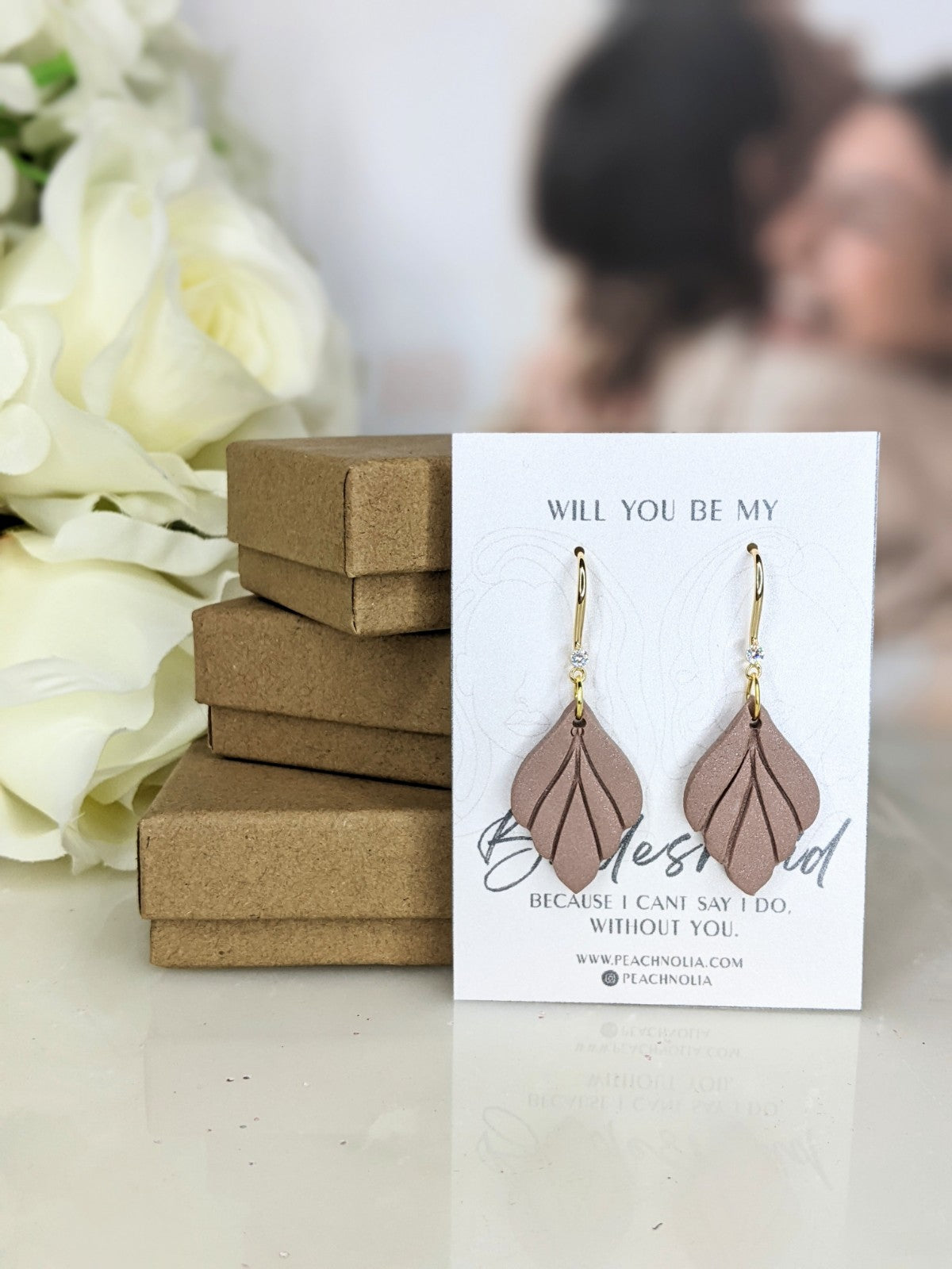 The Maid of Honor | Dangle Earrings | Earrings | Polymer Clay Earrings | Signature Collection