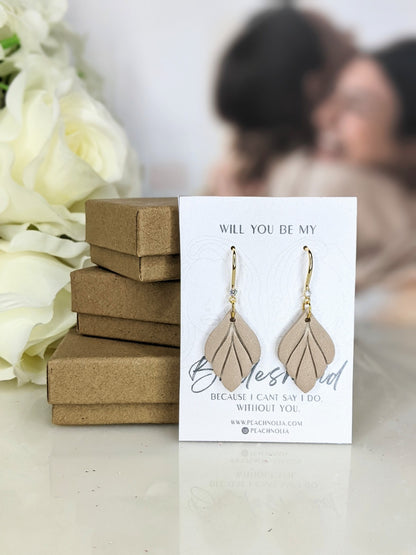 The Maid of Honor | Dangle Earrings | Earrings | Polymer Clay Earrings | Signature Collection