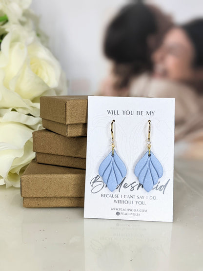 The Maid of Honor | Dangle Earrings | Earrings | Polymer Clay Earrings | Signature Collection