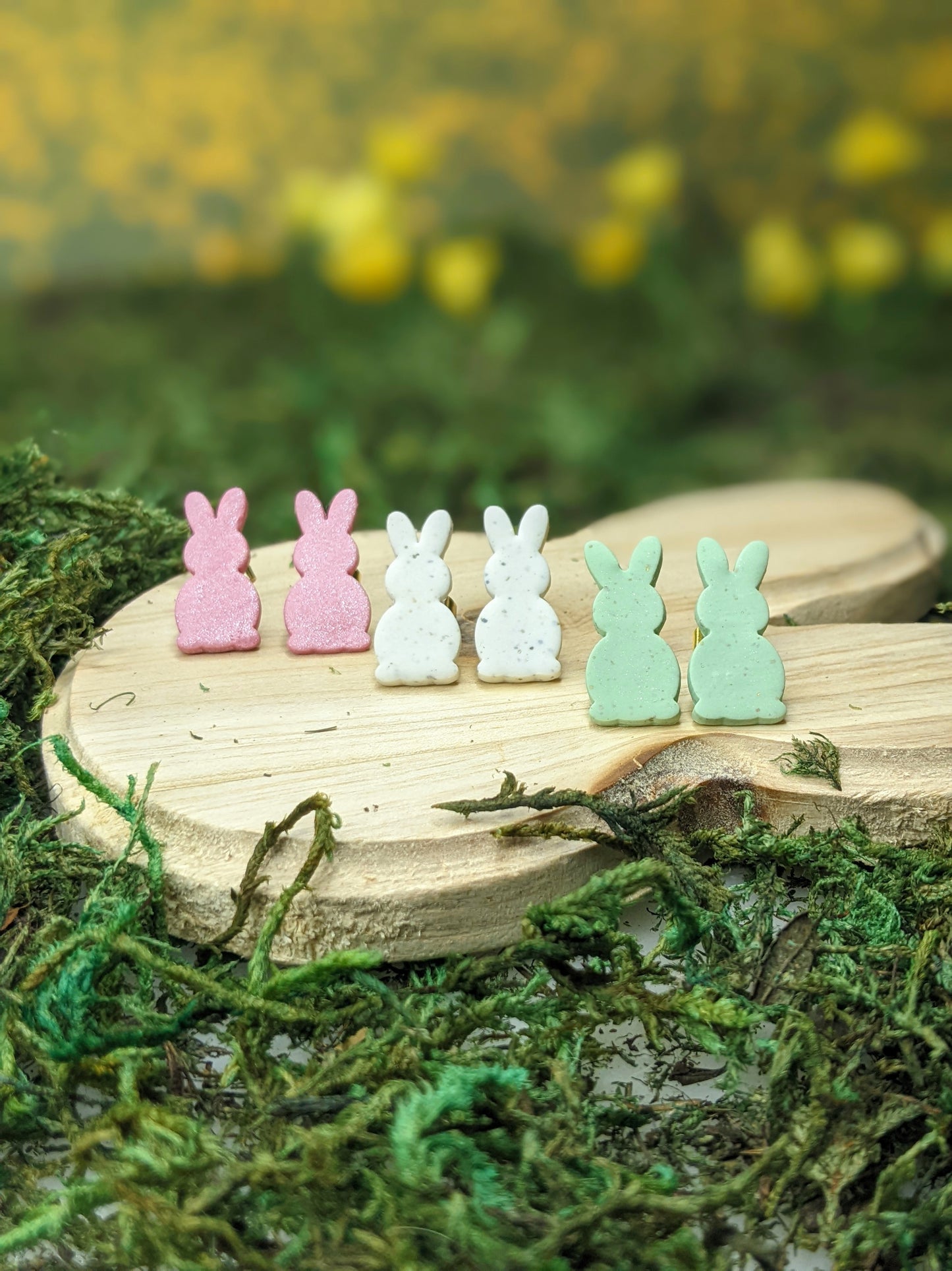 The Bunny | Post Earrings | Earrings | Polymer Clay Earrings | Gift to Her