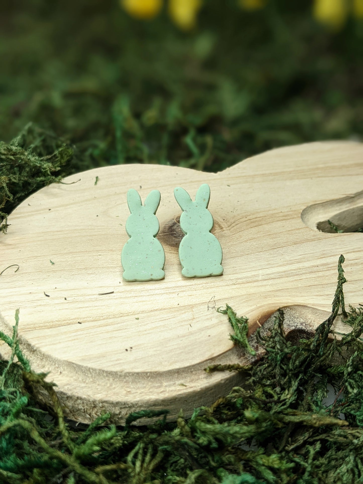 The Bunny | Post Earrings | Earrings | Polymer Clay Earrings | Gift to Her