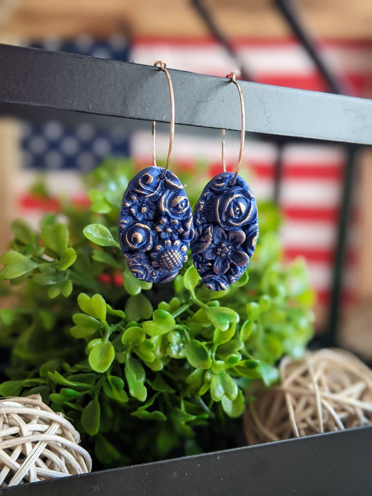 Home of the Brave | Dangle Earrings | Earrings | Polymer Clay Earrings | Patriotic