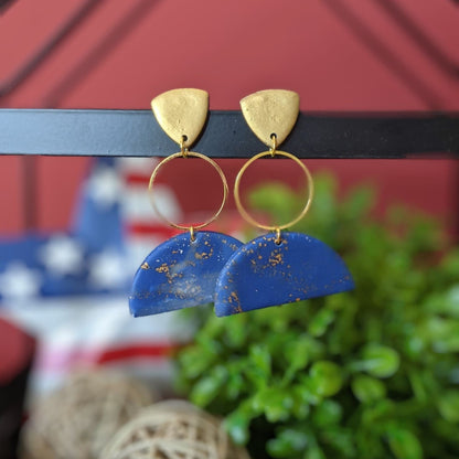 Let Freedom Ring | Dangle Earrings | Earrings | Polymer Clay Earrings | Patriotic