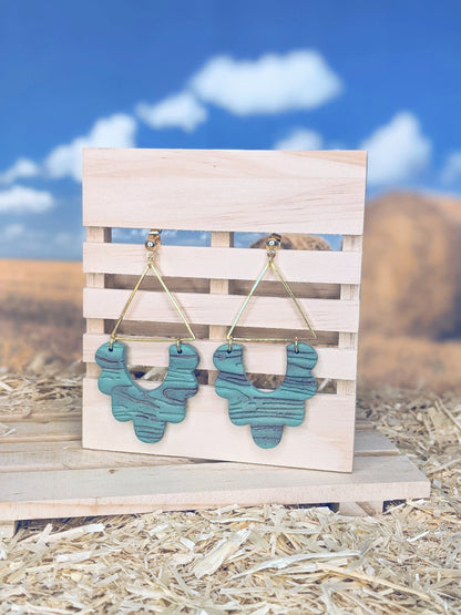 The Jarrahdale | Dangle Earrings | Earrings | Polymer Clay Earrings | Gift to Her